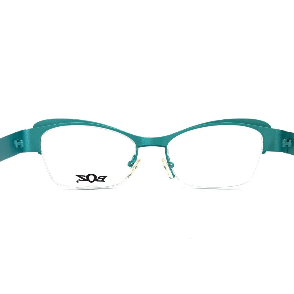BOZ Eyeglasses Frames VENTURA 3022 Blue Red Cat Eye Half Rim 53-17-135